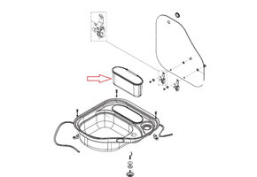Dometic CE04 Wasbak Reservoir Kunststof