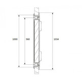 Dometic Serviceluik SK4 100x30.5cm Wit Dometic Serviceluik SK4 100x30.5cm Wit