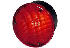 Hella Remlicht Rond Rood 12/24V