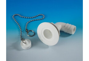 Afvoerplug Haaks 19mm Compleet