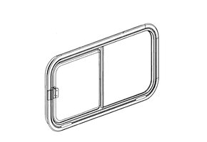 Dometic S7 Schuifraam met Frame 90x55