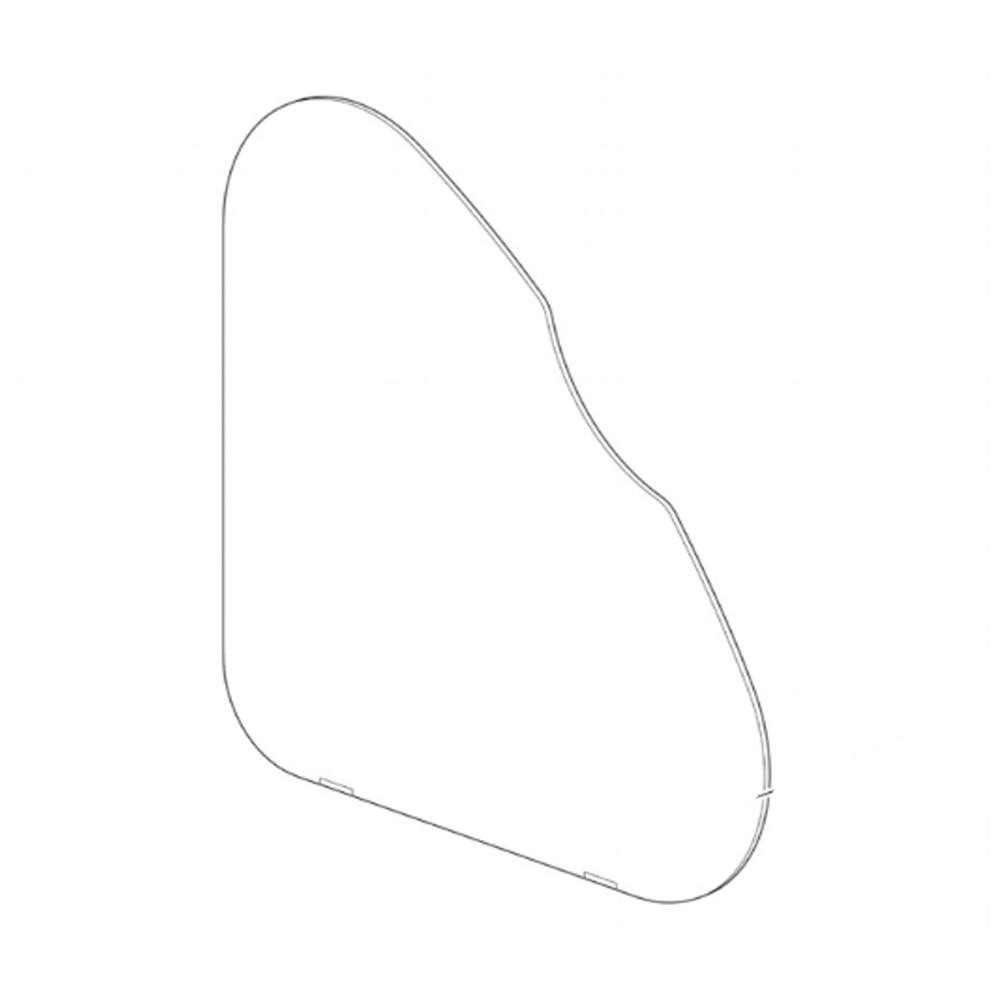 Thetford Triangular Bowl Glasplaat