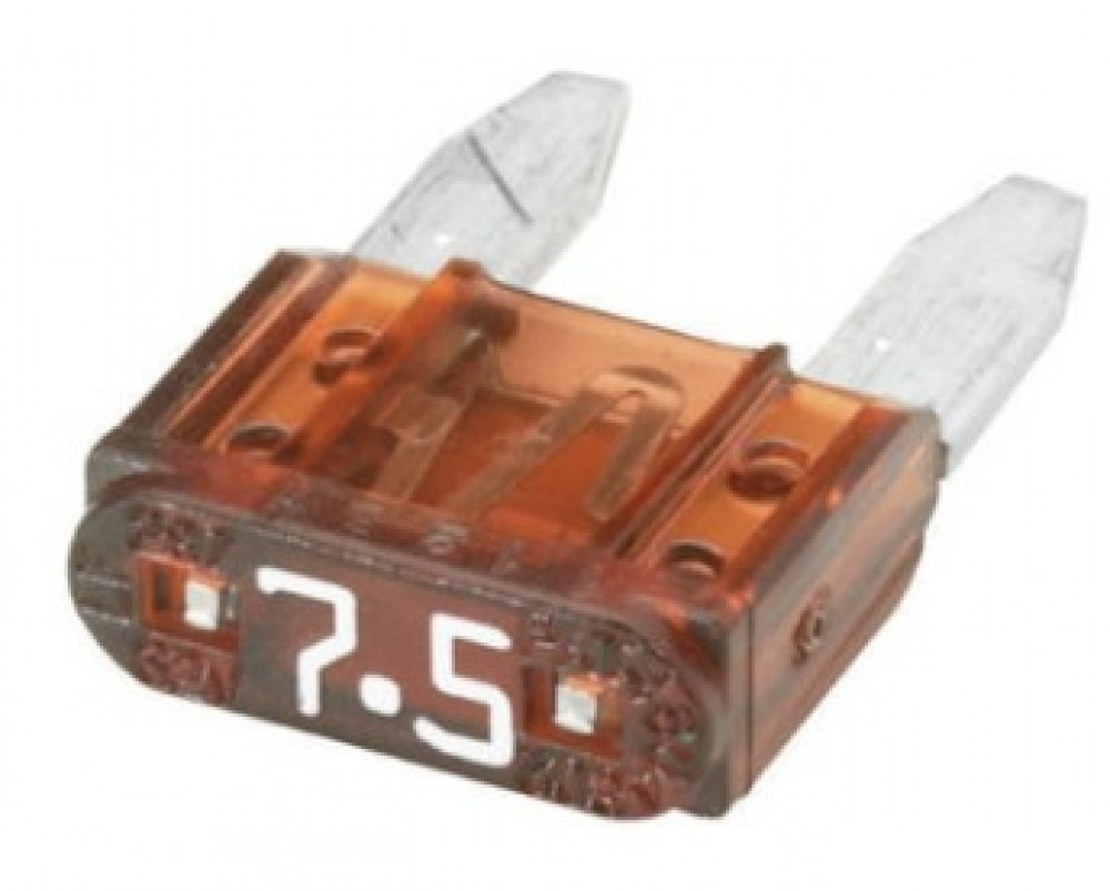 Mini Zekering 7.5A 100st Mini Zekering 7.5A 100st