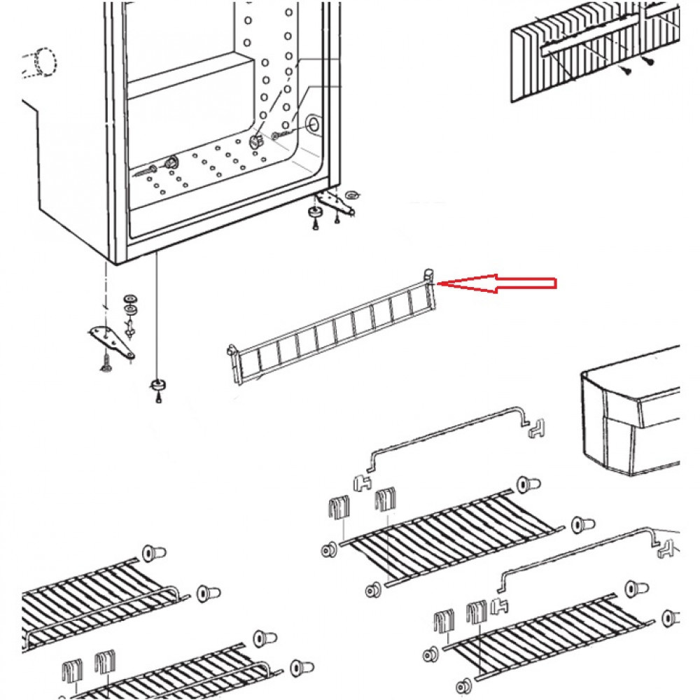 Dometic RM7371 Montageset Houder Rechts