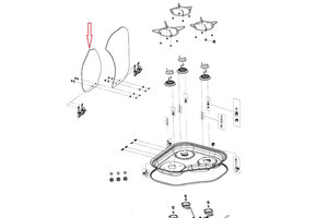 Dometic Pisk 2000 Glasplaat