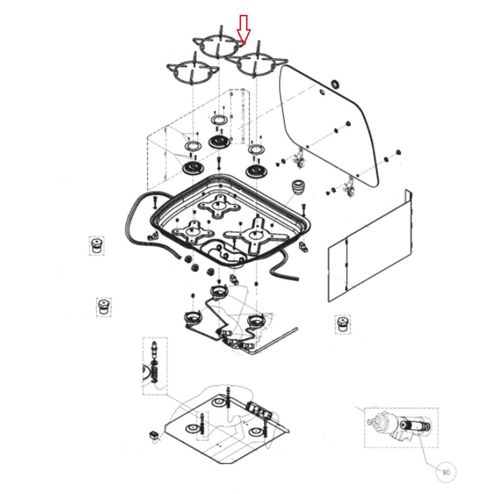 Dometic Rooster Pannen Komfoort CE99-DF D-250/33mm