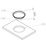 Navy Load Spoelbak Rond RVS Ø30–Ø33