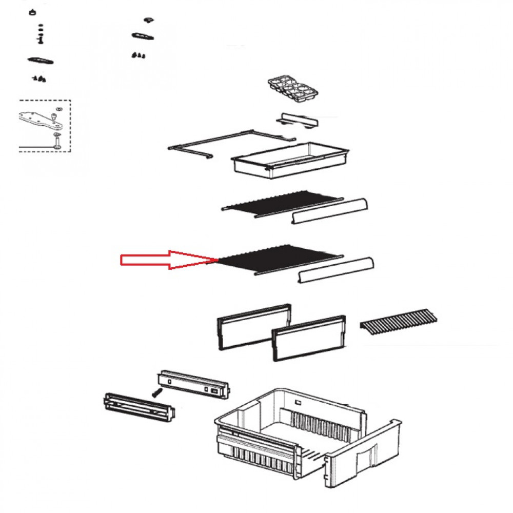 Dometic RMLT9735 Rooster Bodem