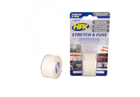 HPX Stretch & Fuse Zelfvulkaniserende Tape 3mtr Transparant