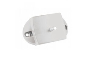 Drukknopslot Spanjolet Tweezijdig Bedienbaar Wit