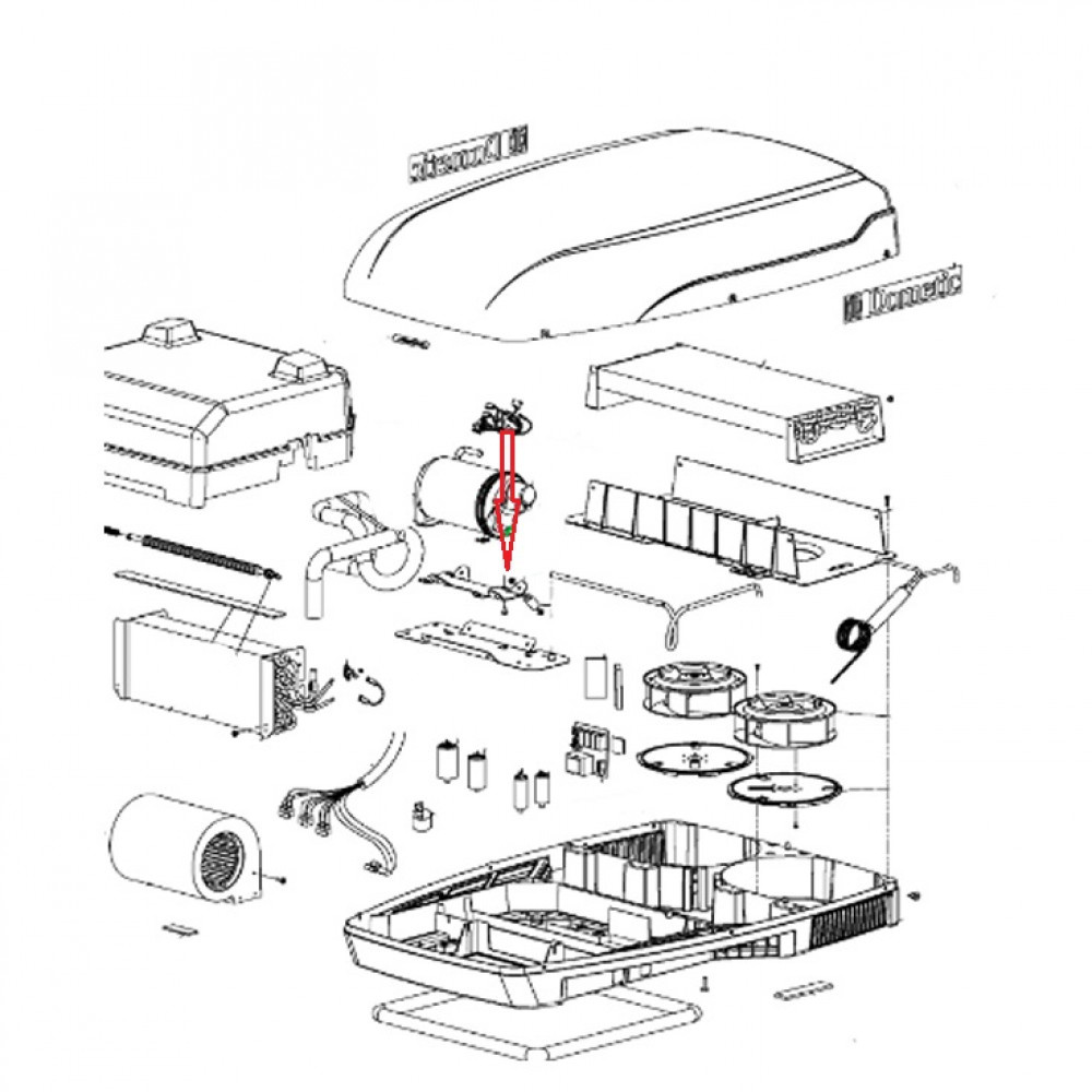 Dometic B1600 Plus Houder Voor Compressor