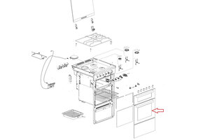 ThetfordFornuis Ovendeur  Aspire 1