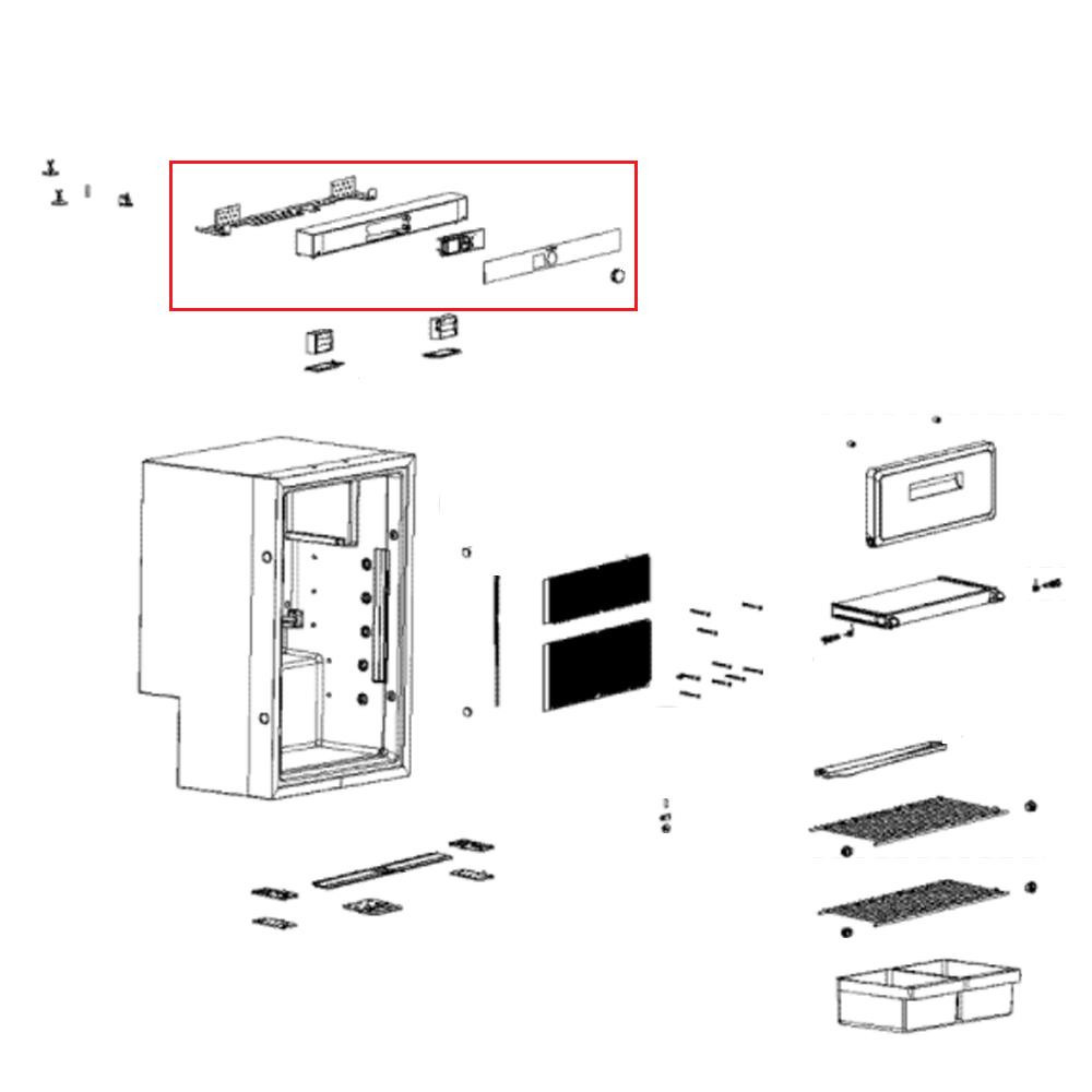 Dometic RMS10.5 Bedieningspaneel Dometic RMS10.5 Bedieningspaneel