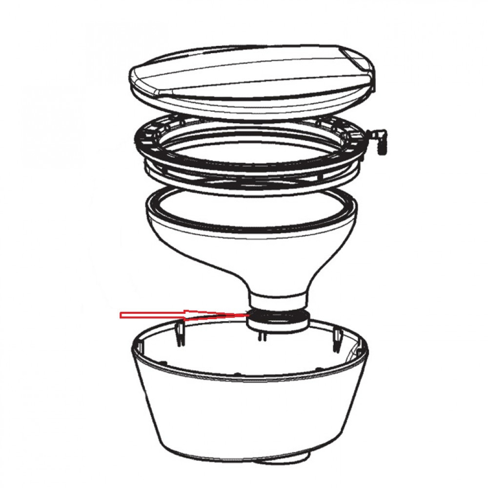 Dometic CTW4110 Afdichter Bak Zwart Dometic CTW4110 Afdichter Bak Zwart
