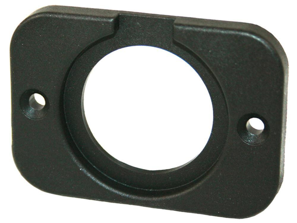 Power Line Afdekraam 1-Vaks Inbouw Zwart Power Line Afdekraam 1-Vaks Inbouw Zwart