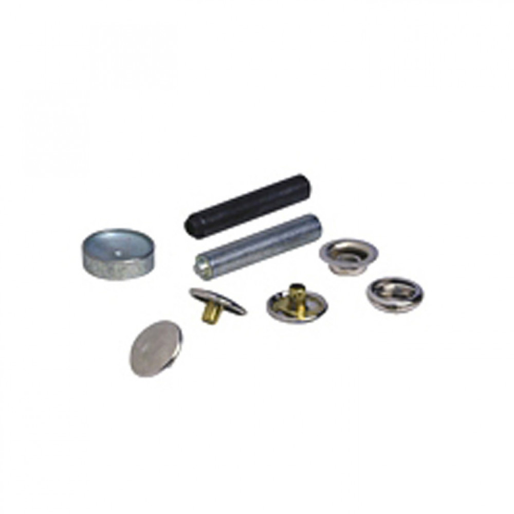 HTD Drukknopen met Pons voor Isolatiedoek 12st HTD Drukknopen met Pons voor Isolatiedoek 12st