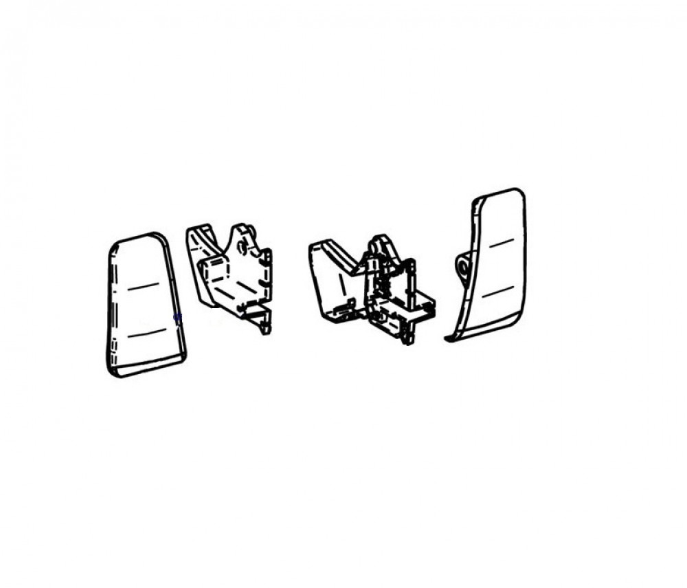 Thule Eindkap Lead Rail LH+RH 8000 Thule Eindkap Lead Rail LH+RH 8000