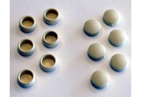 Dometic S3 Klapraam Afdekdopjes Wit 12st.