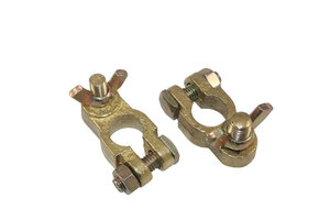 Accuklemset met vleugelmoer M8/M10