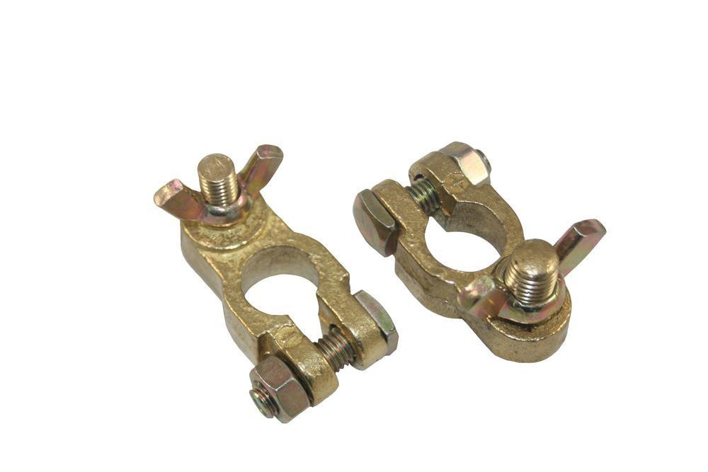 Accuklemset met vleugelmoer M8/M10 Accuklemset met vleugelmoer M8/M10