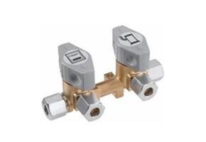 GOK Gasdistributieblok 2-Weg 10-8mm