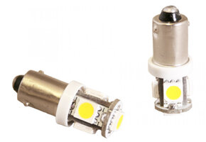 Lamp LED BA9S 0.5W/41Lumen/5Leds