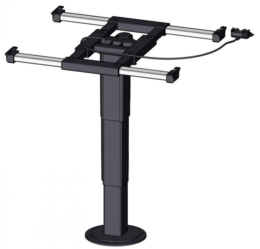 Ilse Lifttafelpoot Draai- & Schuifbaar 5946 A08 Ilse Lifttafelpoot Draai- & Schuifbaar 5946 A08