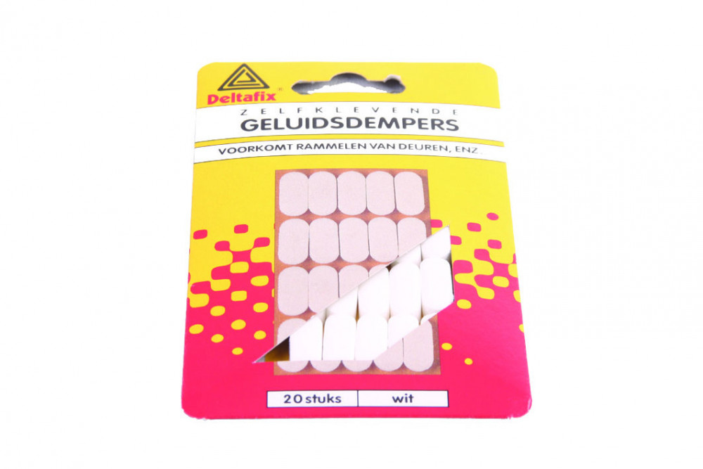 Deltafix Geluiddempers Wit 20st Deltafix Geluiddempers Wit 20st