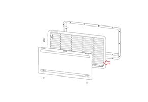Dometic Rooster Wit 277x518mm LS300