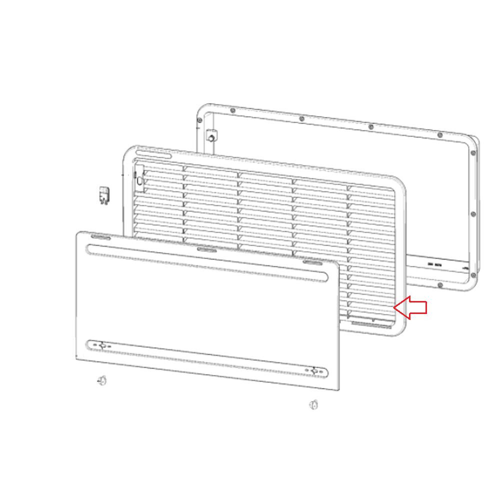 Dometic Rooster Wit 277x518mm LS300 Dometic Rooster Wit 277x518mm LS300