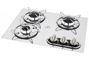 Navy Load Kookplaat RVS 3-Pits 470x360