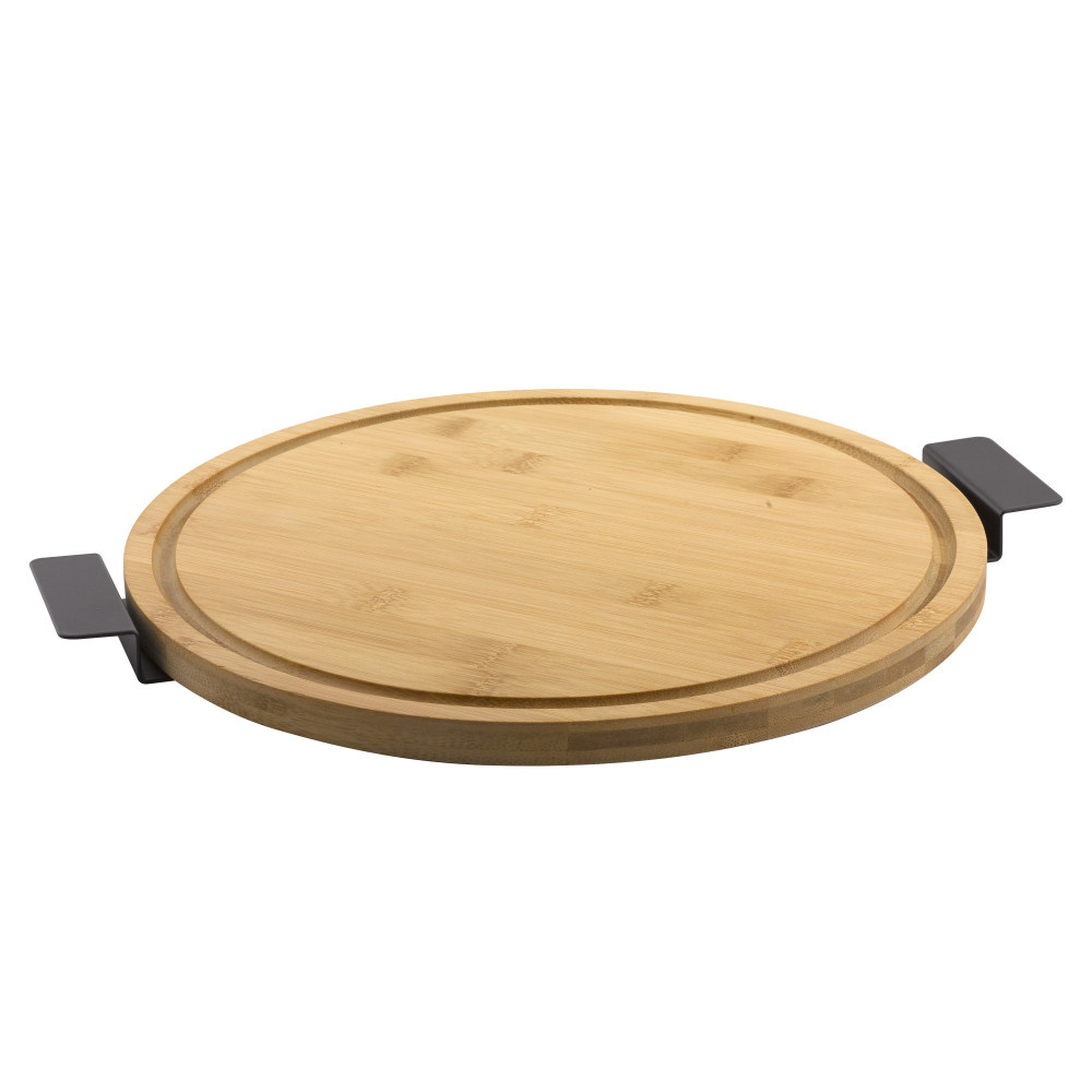 ViaMondo Serveerplank met Greep Draaibaar Bamboe