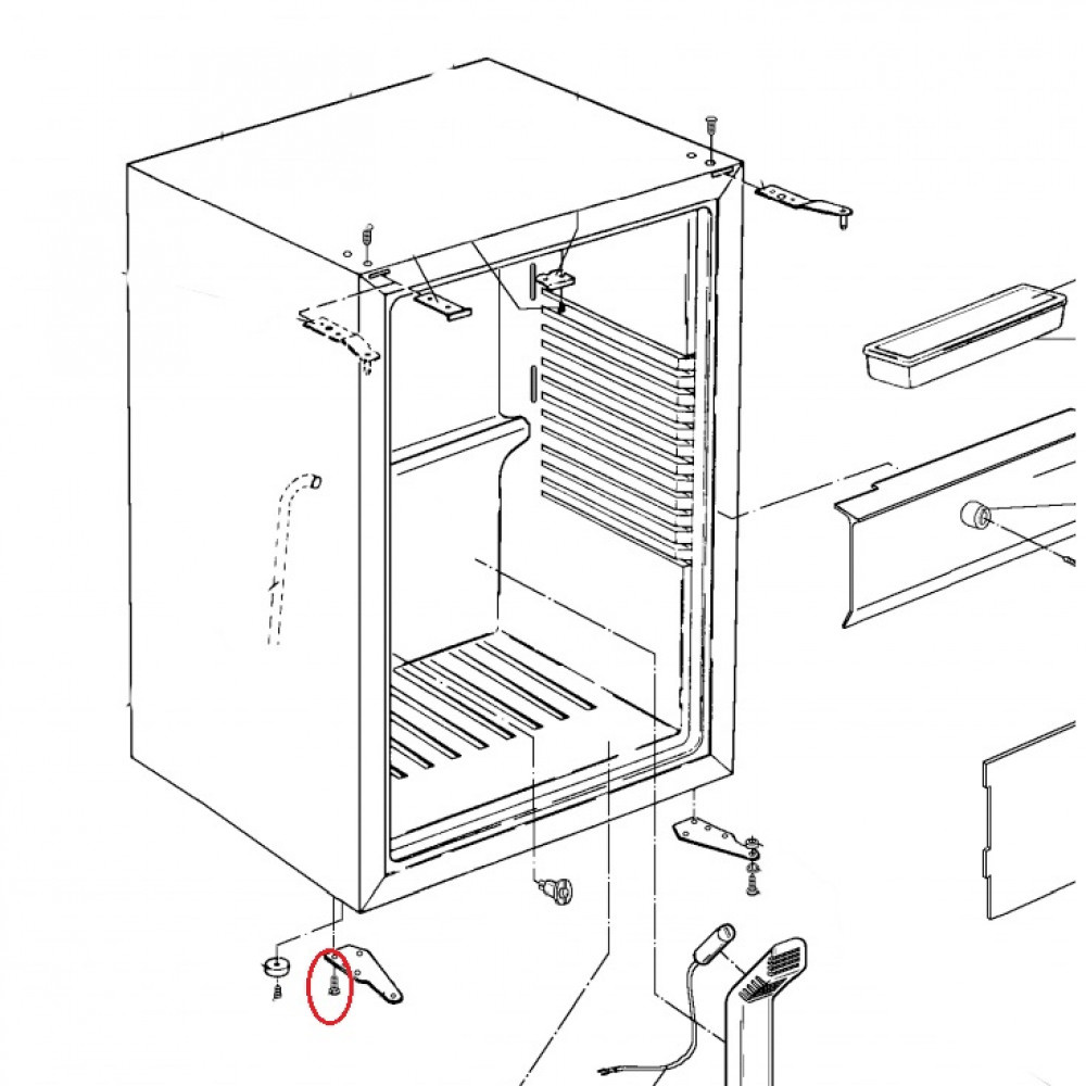 Dometic RH860A Schroef 9x13