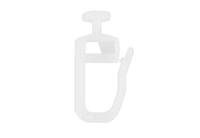 Gordijnrunner Nylon met Haak 20st.