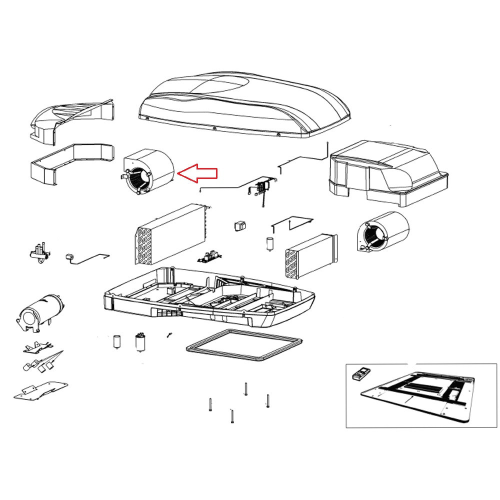 Telair Dualclima condenserfan Telair Dualclima condenserfan