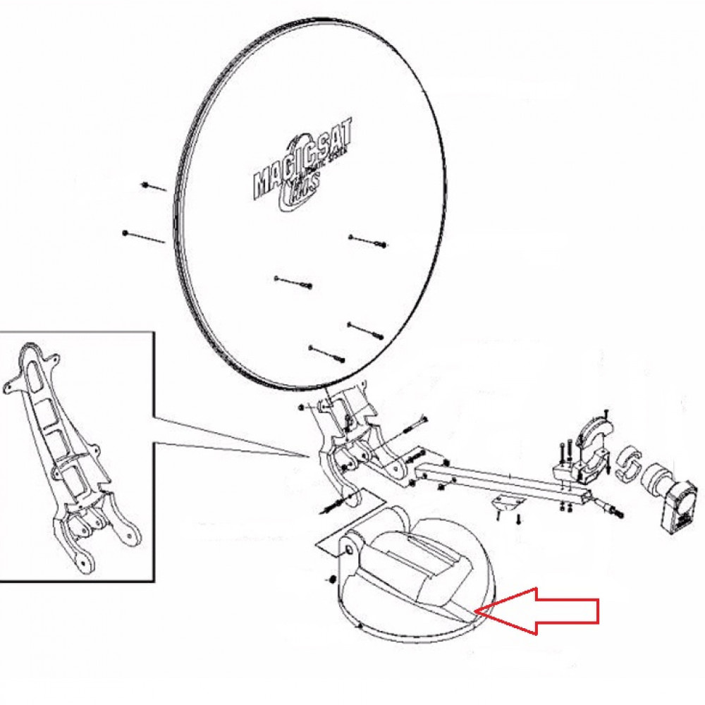 Teleco Motorkap nr. 5468