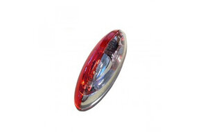 Jokon Markering SPL2010 Ovaal Opbouw Rood/Wit Grijs Frame 12/24V