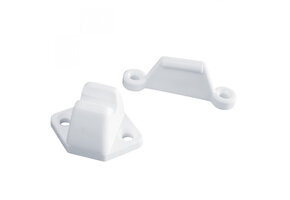 Deurvanger 2-delig Wit