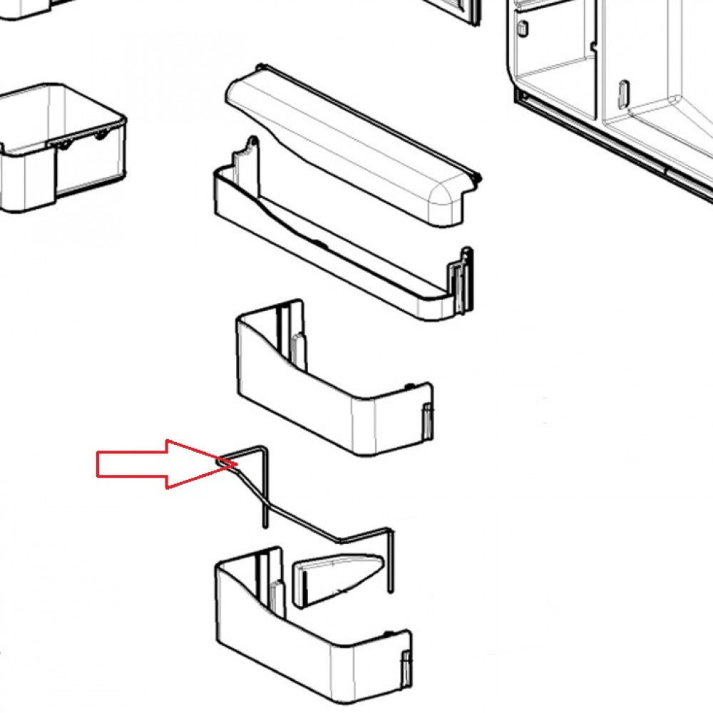 Dometic Bevestigingsbeugel Flessen RM8550 2412104206 Dometic Bevestigingsbeugel Flessen RM8550 2412104206