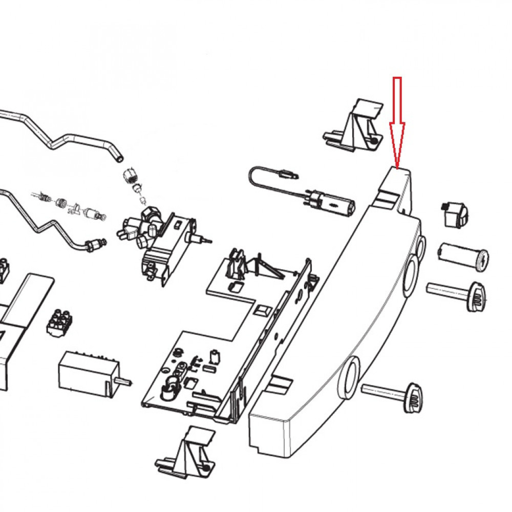 Dometic RMS8550 Bedieningspaneel Linker Scharnier