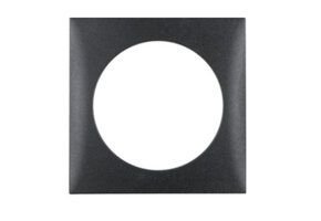 Berker Afdekraam Flow 1-Vaks Antraciet Mat