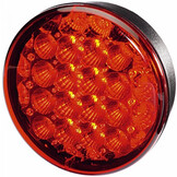 Hella Achterlicht en Remlicht LED Inbouw Rood Glas Hella Achterlicht en Remlicht LED Inbouw Rood Glas