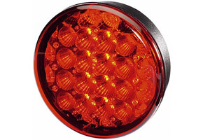 Hella Achterlicht en Remlicht LED Inbouw Rood Glas