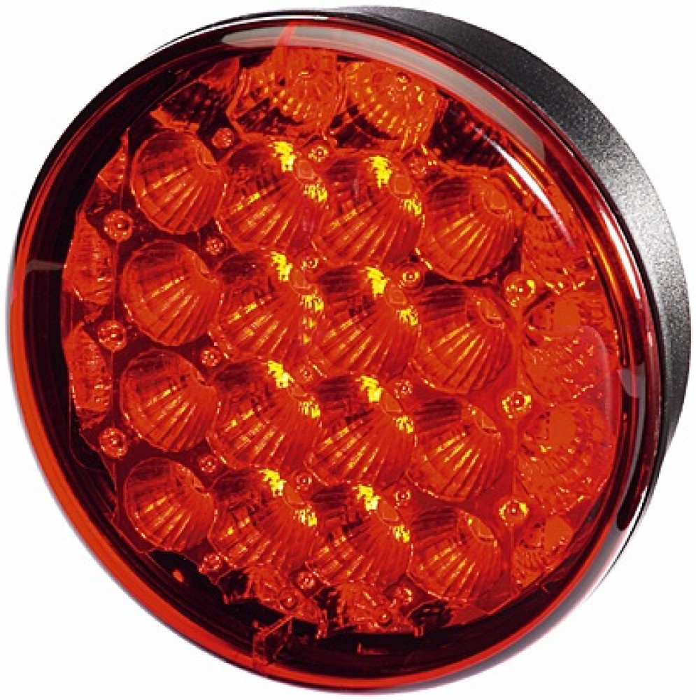 Hella Achterlicht en Remlicht LED Inbouw Rood Glas