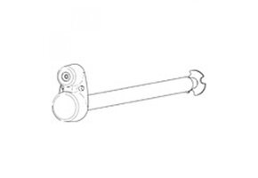 Thule Windscherm Roller Tube Met Eindkap