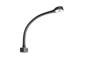 LED Lamp met Zwanenhals F Flexibel  12V Zwart