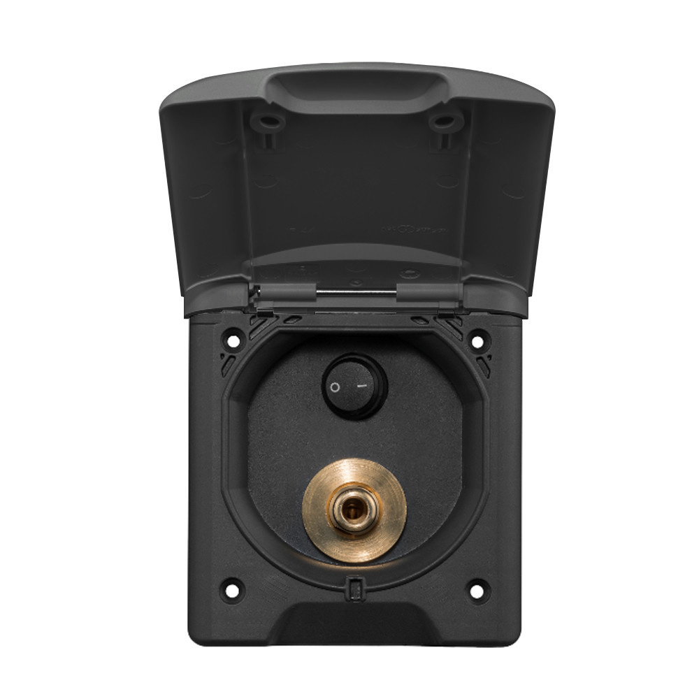 Buitendouche Aansluiting met Schakelaar Zwart Buitendouche Aansluiting met Schakelaar Zwart