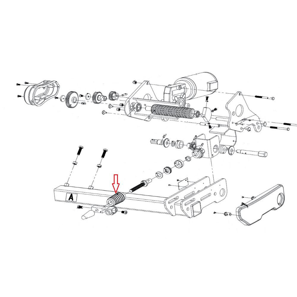 Enduro Beschermrubber Spindel EM203/EM303
