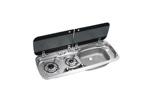 Dometic Kookplaat 2-Pits met Spoelbak Rechts HSG 23270R