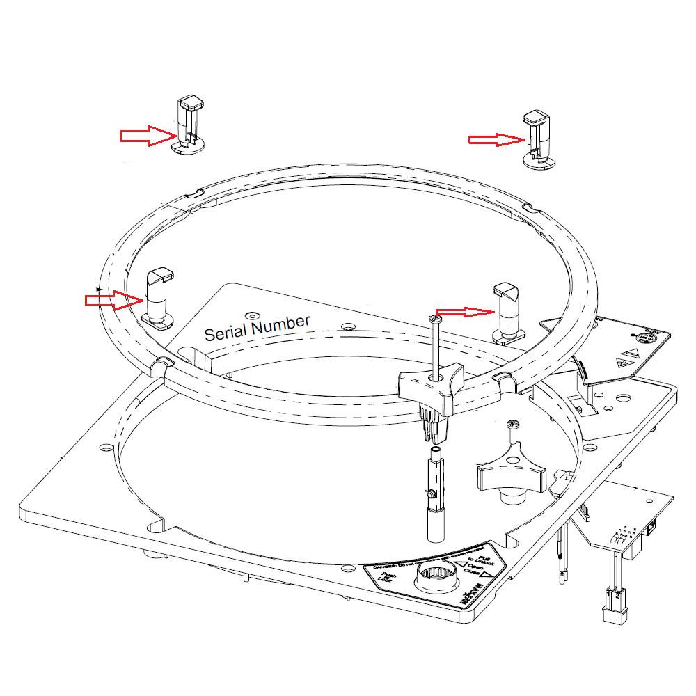 MaxxFan Bevestigingsklemmen Ring